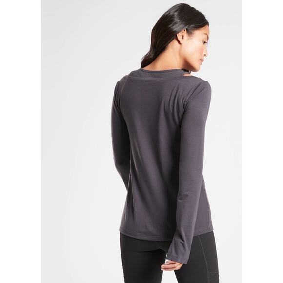 ATHLETA Essence Groove Long Sleeve Top Small S - Picture 2 of 9